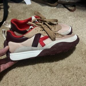 Kate Spade K is in Kate Pink and Burgundy Sneakers 7.5 women’s